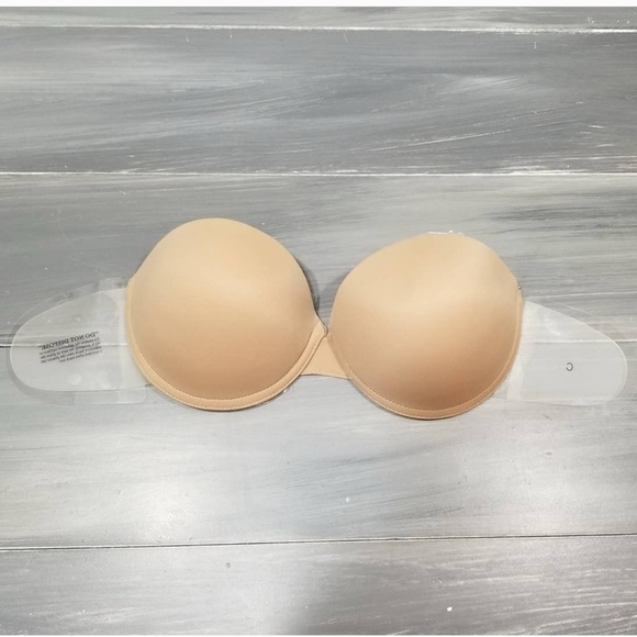 Womens Fashion Forms Go Bare Ultimate Boost Backless Strapless Bra “C” cup - Picture 1 of 10